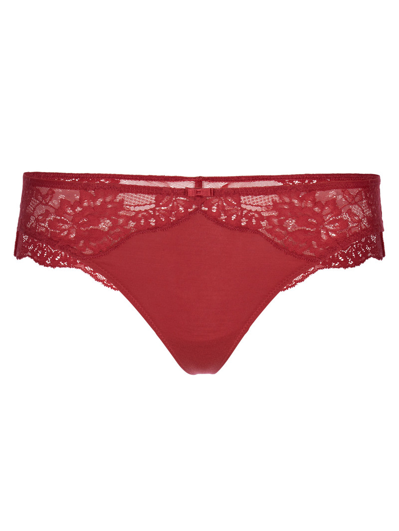 Pomegranate Red Calida Modal Sense String Women Underwear | CPNZJ-5463