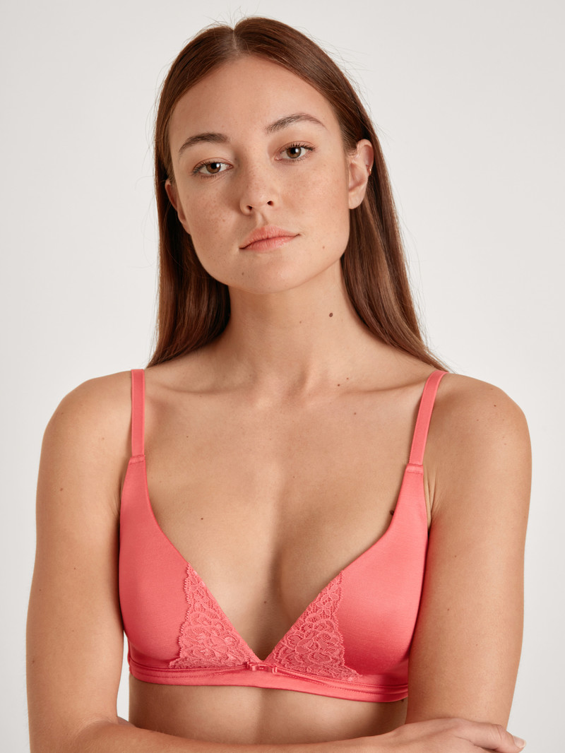 Porcelain Rose Calida Sensual Secrets Soft Bra Women Underwear | LBUMT-2518