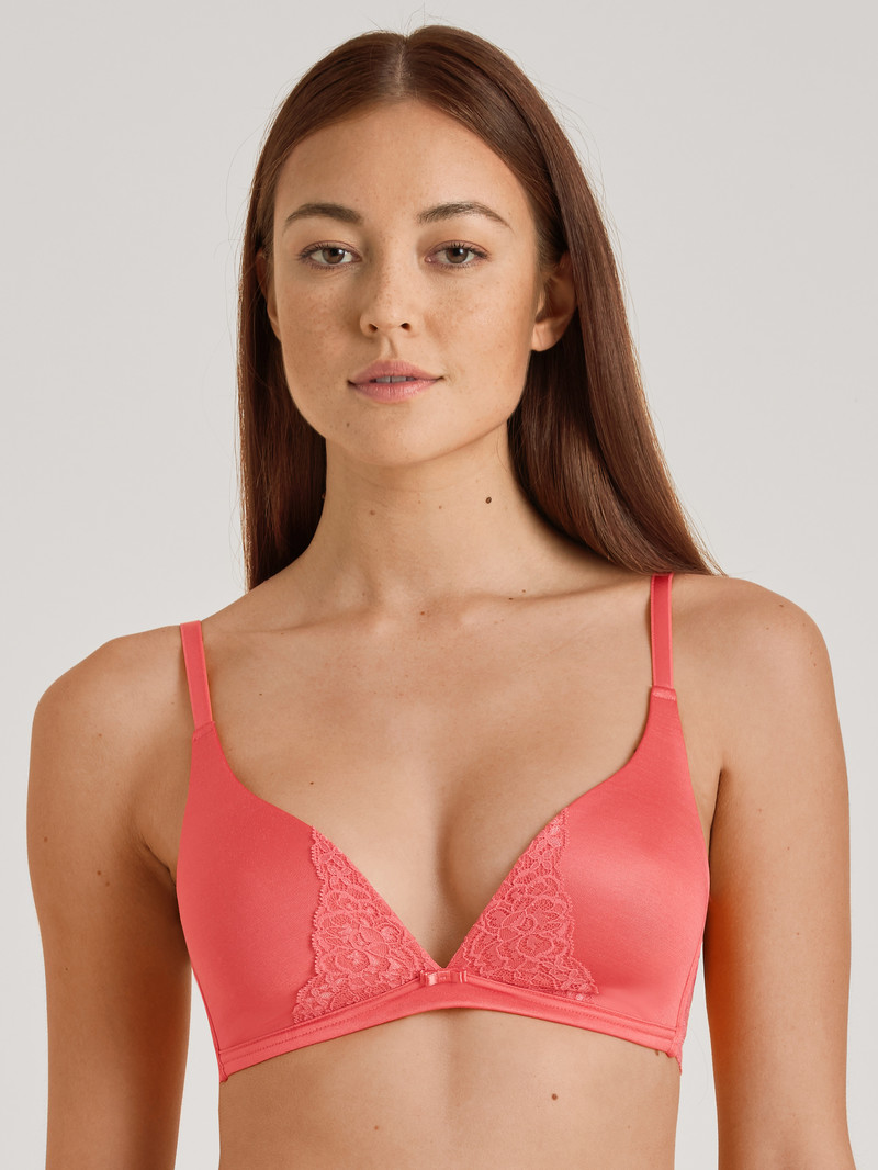 Porcelain Rose Calida Sensual Secrets Soft Bra Women Underwear | LBUMT-2518