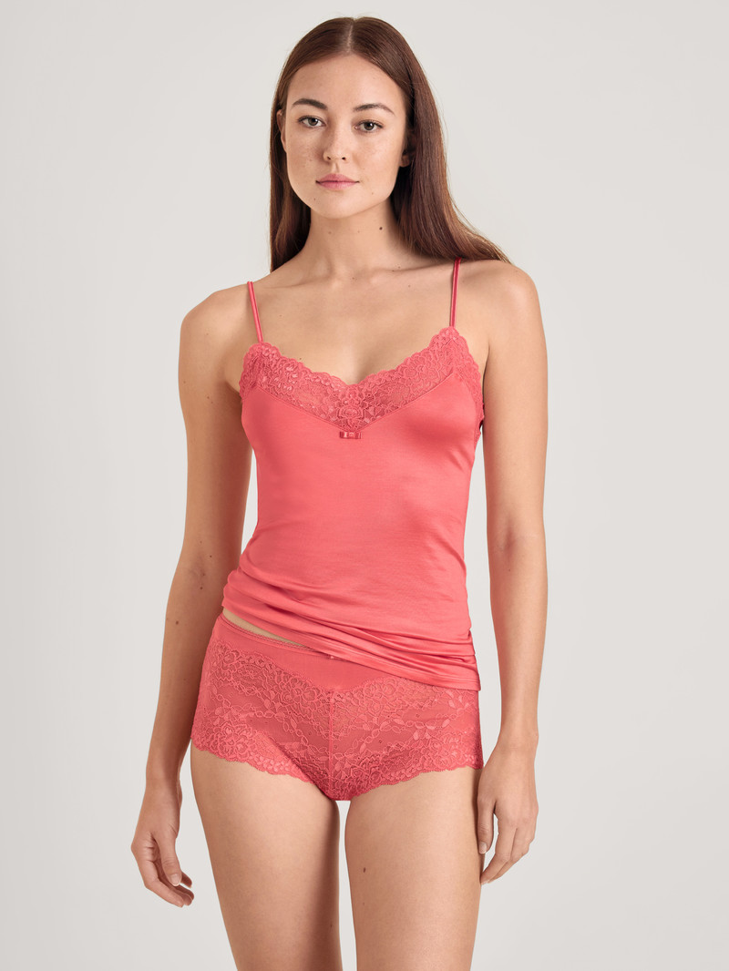 Porcelain Rose Calida Sensual Secrets Spaghetti Top Women Underwear | OEPFJ-4673