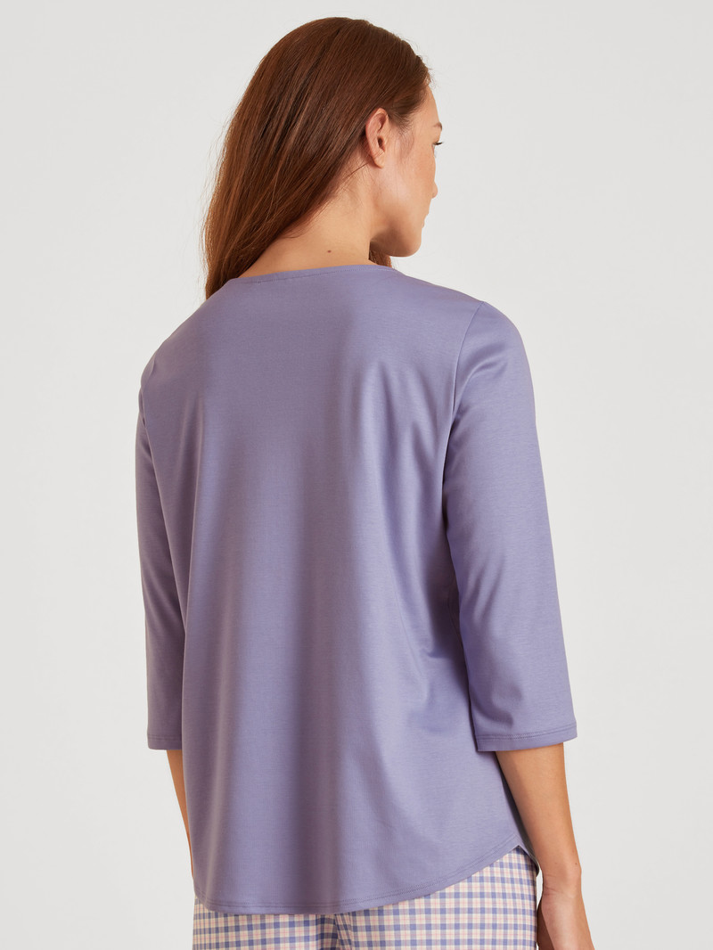 Provence Blue Calida Special Shirt 3/4 Sleeve Women Loungewear | IOYUZ-3874