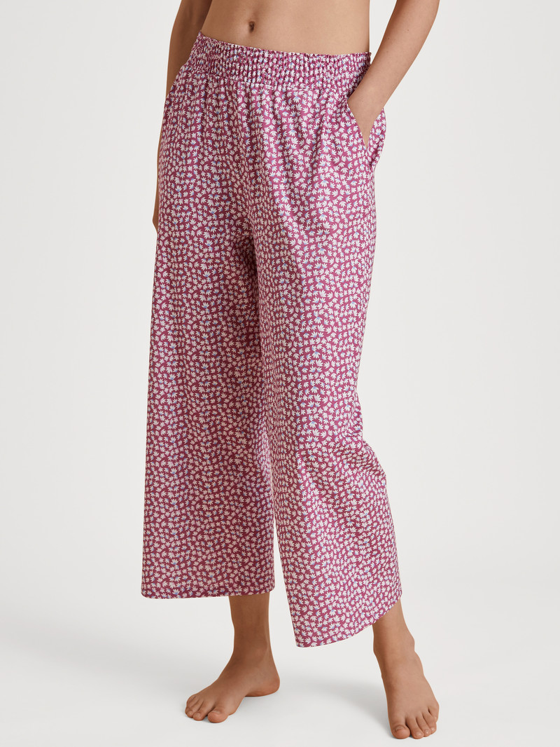 Red Violet Calida Favourites Harmony 7/8 Pants Women Sleepwear | ZBTUJ-5041