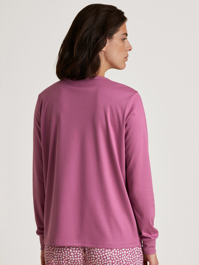 Red Violet Calida Favourites Harmony Shirt Long Sleeve Women Sleepwear | ZUANY-0284