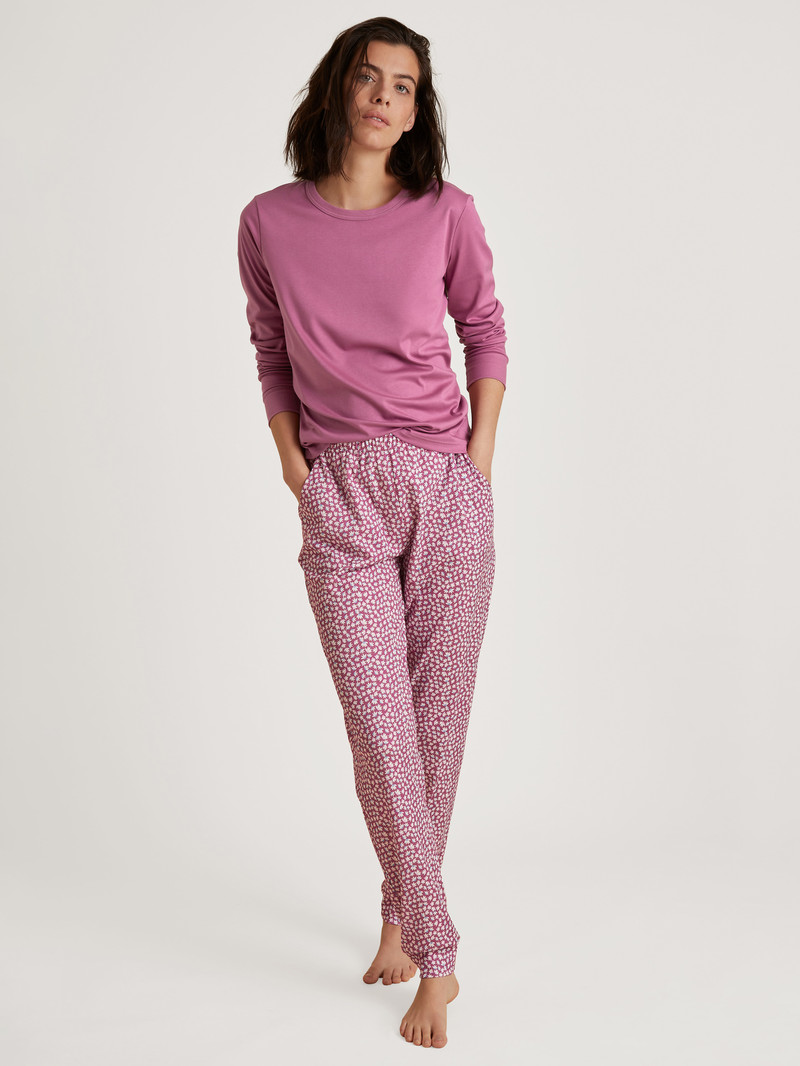 Red Violet Calida Favourites Harmony Shirt Long Sleeve Women Sleepwear | ZUANY-0284