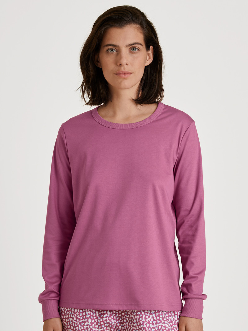 Red Violet Calida Favourites Harmony Shirt Long Sleeve Women Sleepwear | ZUANY-0284