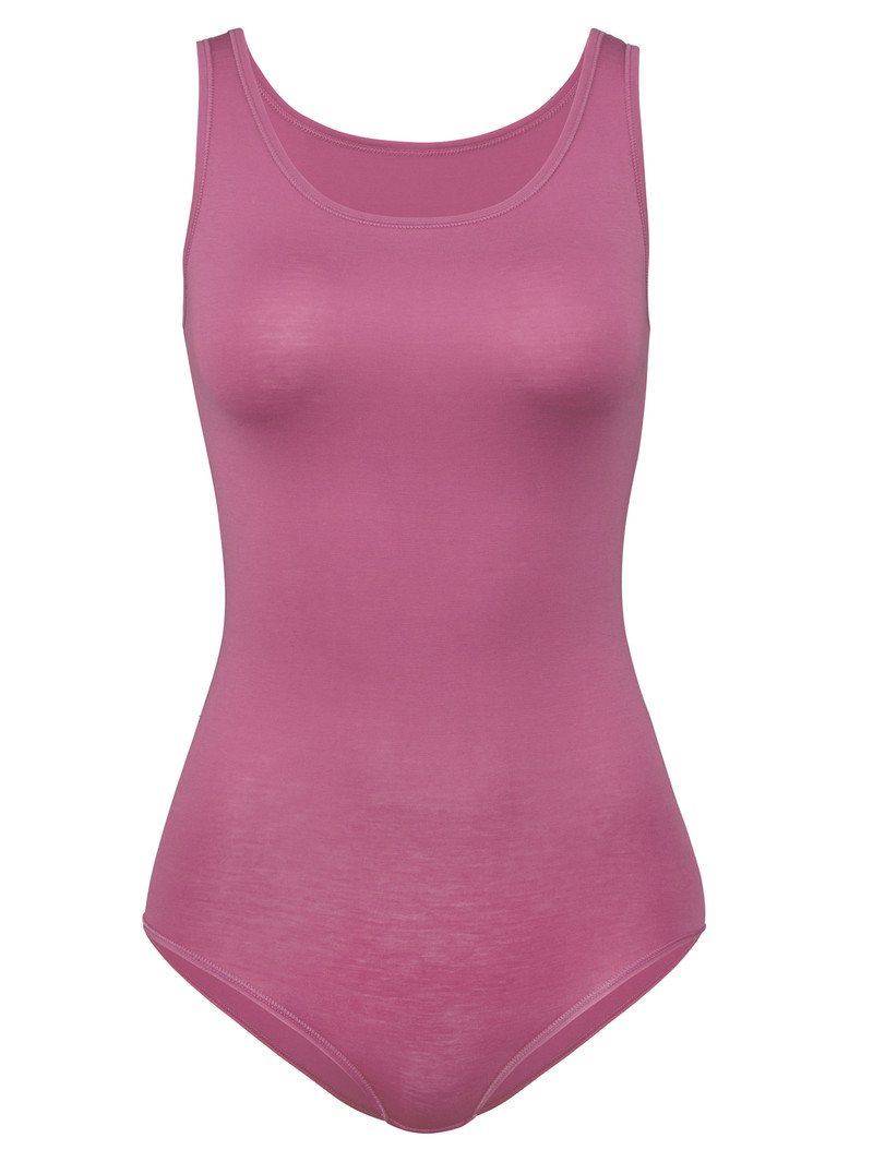 Red Violet Calida Natural Comfort Bodysuit Women Yoga | LPKBQ-6504