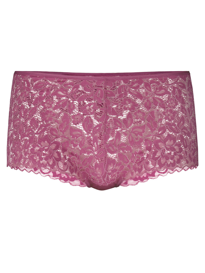 Red Violet Calida Natural Comfort Lace Shorty Regular Cut Women Underwear | VUJPF-6140