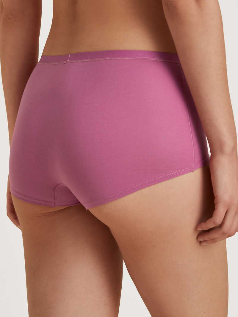 Red Violet Calida Natural Comfort Shorty Regular Cut Women Underwear | PSRAZ-6815