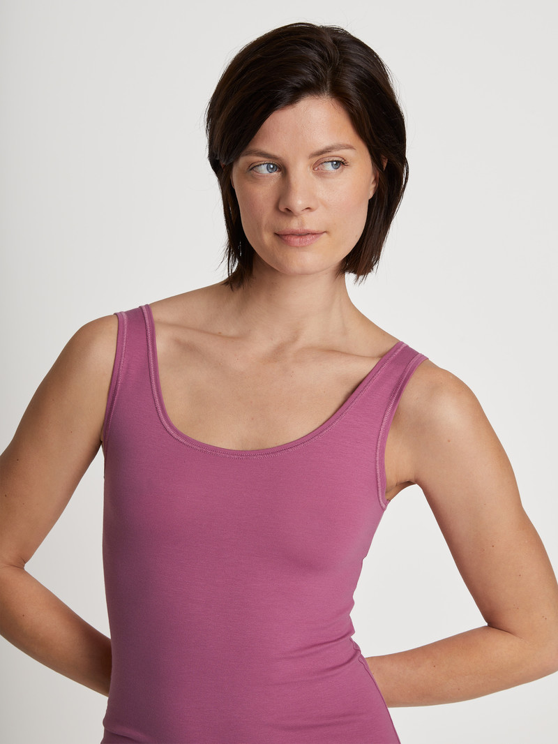 Red Violet Calida Special Tank Top, 2-pack Women Underwear | HQEBL-4379