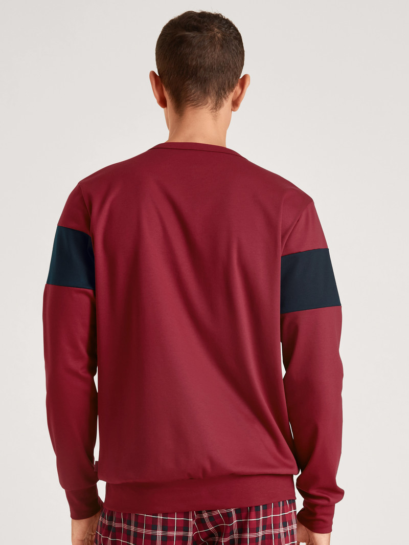 Rio Red Calida Family & Friends Sweatshirt Men Loungewear | FAEOH-6948