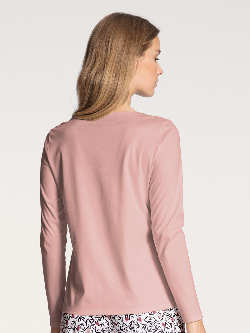 Rose Bud Calida Favourites Dreams Shirt Long Sleeve Women Loungewear | EAVQI-0854