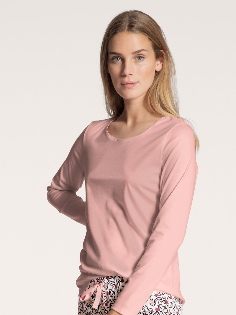 Rose Bud Calida Favourites Dreams Shirt Long Sleeve Women Loungewear | EAVQI-0854