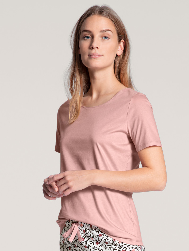 Rose Bud Calida Favourites Dreams Shirt Short Sleeve Women Loungewear | ASXZG-0421