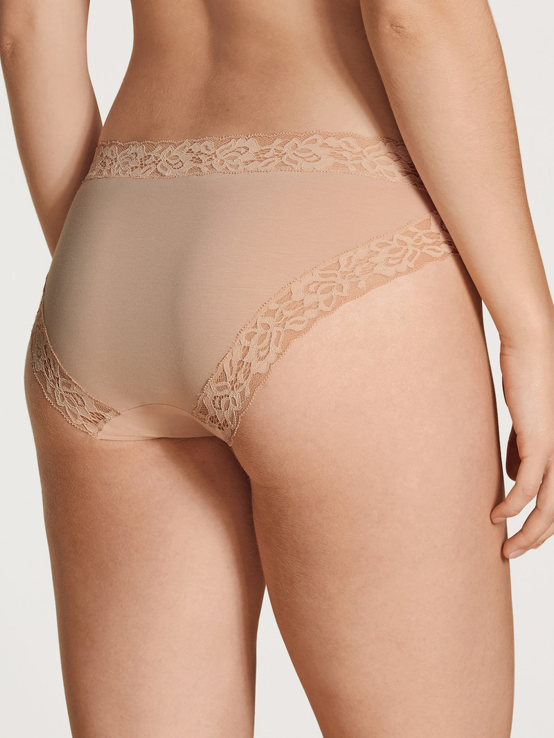 Rose Teint Calida Natural Comfort Lace Brief Women Underwear | FNADC-8350