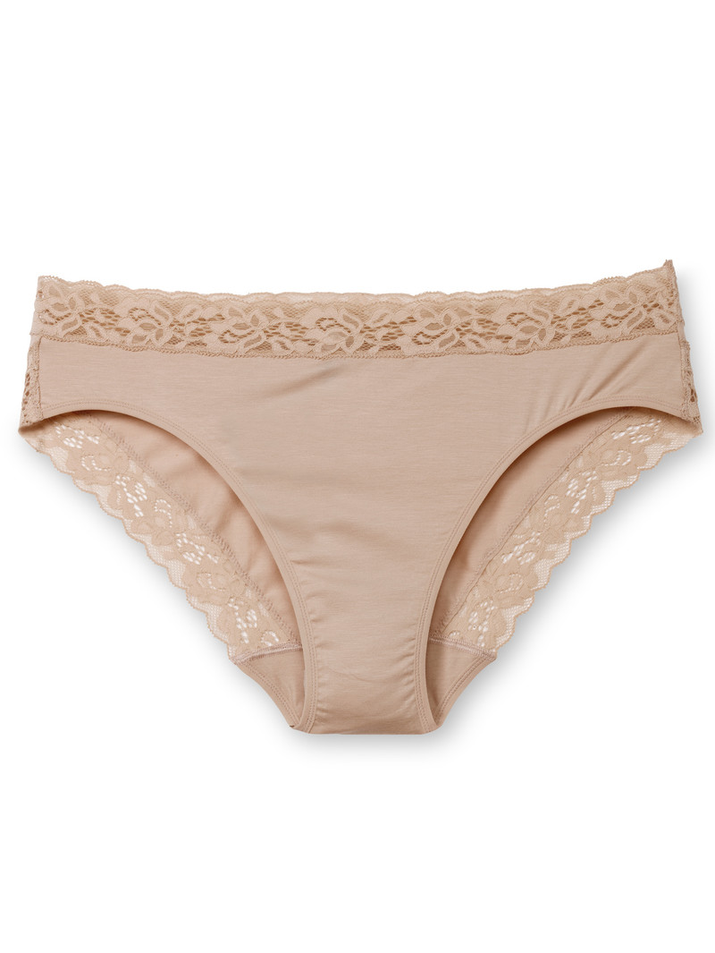 Rose Teint Calida Natural Comfort Lace Brief Women Underwear | FNADC-8350