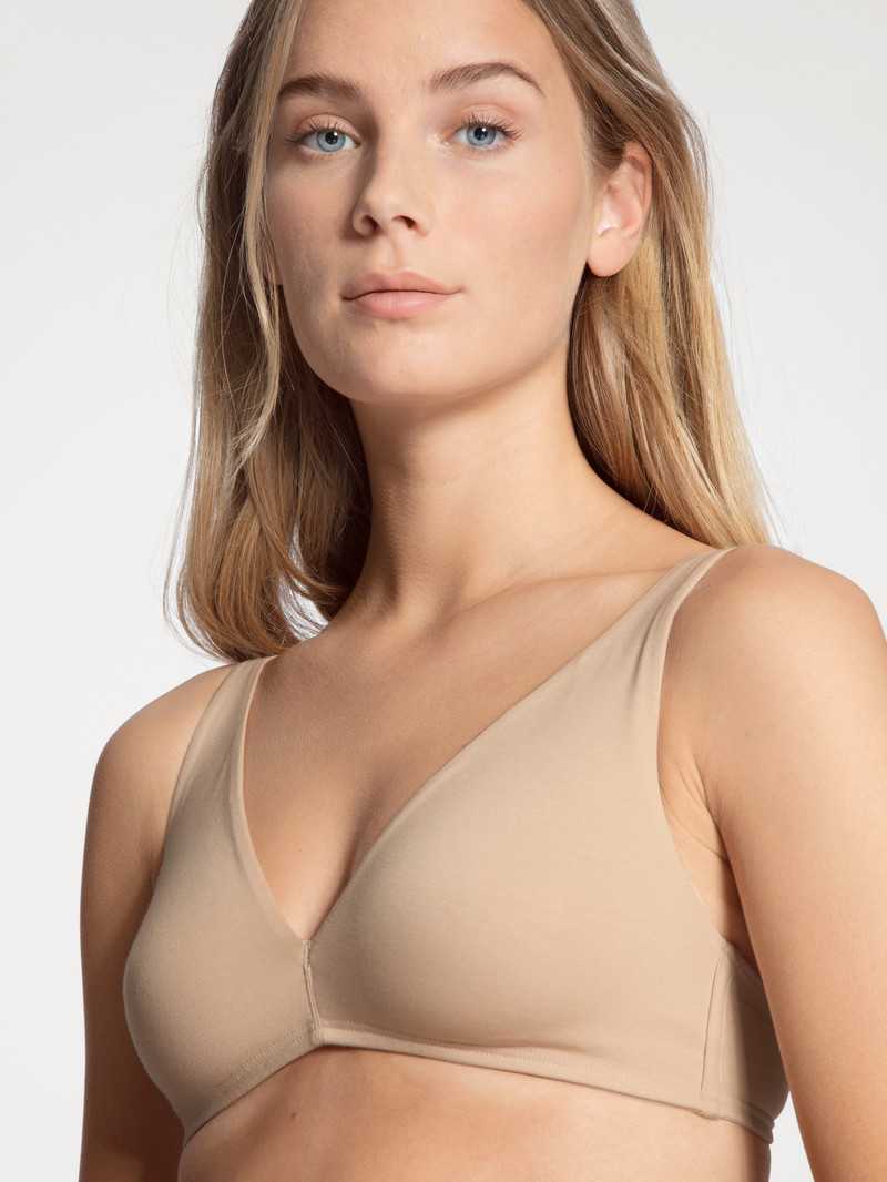 Rose Teint Calida Natural Comfort Soft Bra Women Underwear | IJPLR-4285