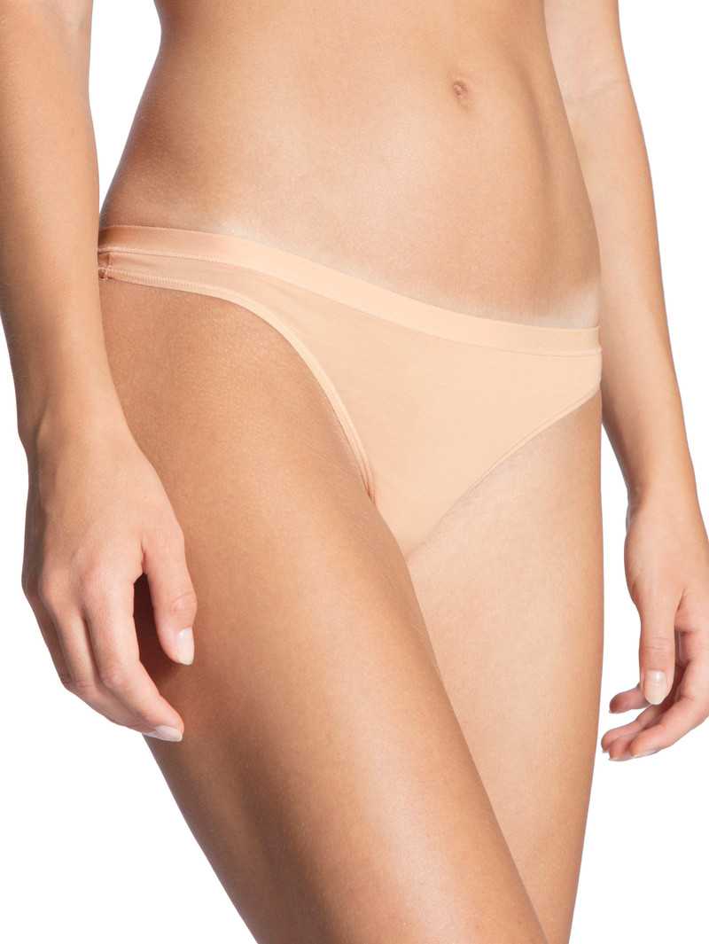 Rose Teint Calida Natural Comfort String Women Underwear | RJIXB-9067