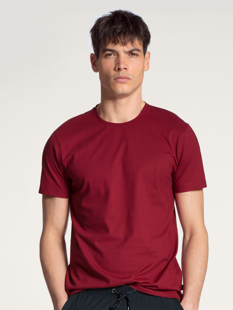 Rumba Red Calida Remix Basic Sleep T-shirt Men Sleepwear | VQAGD-9438