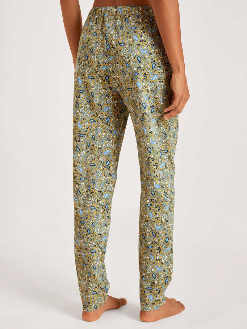 Sautere Yellow Calida Favourites Paisley Pants Women Sleepwear | XUTWY-7510