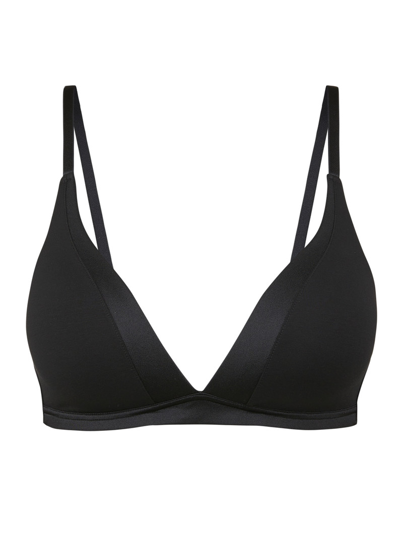 Schwarz Calida Cate Triangle Bra With Padding Women Underwear | LHIWT-3907