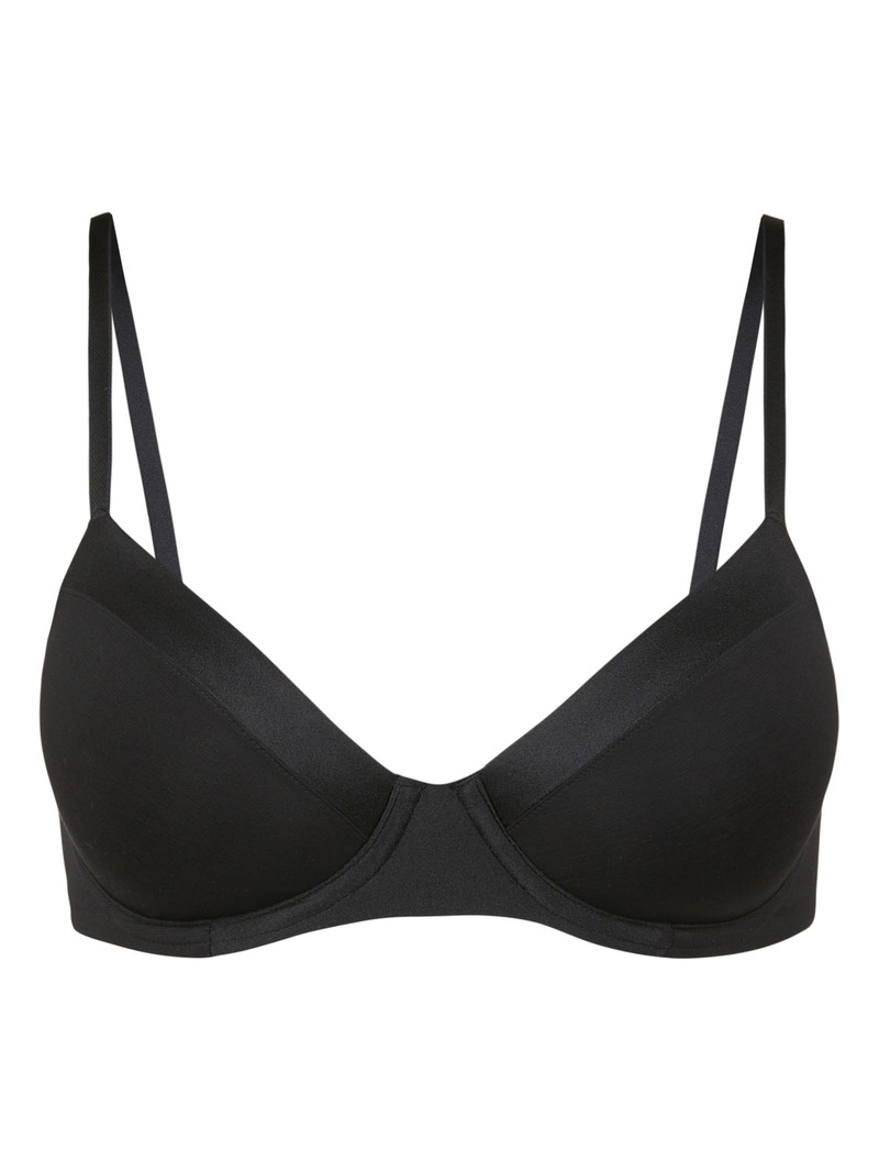 Schwarz Calida Cate T-shirt Bra Women Underwear | IZDTP-7426