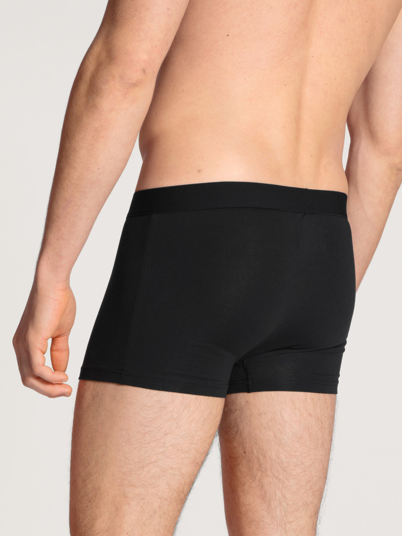 Schwarz Calida Cotton Code Boxer Brief Men Underwear | VFOAQ-9248