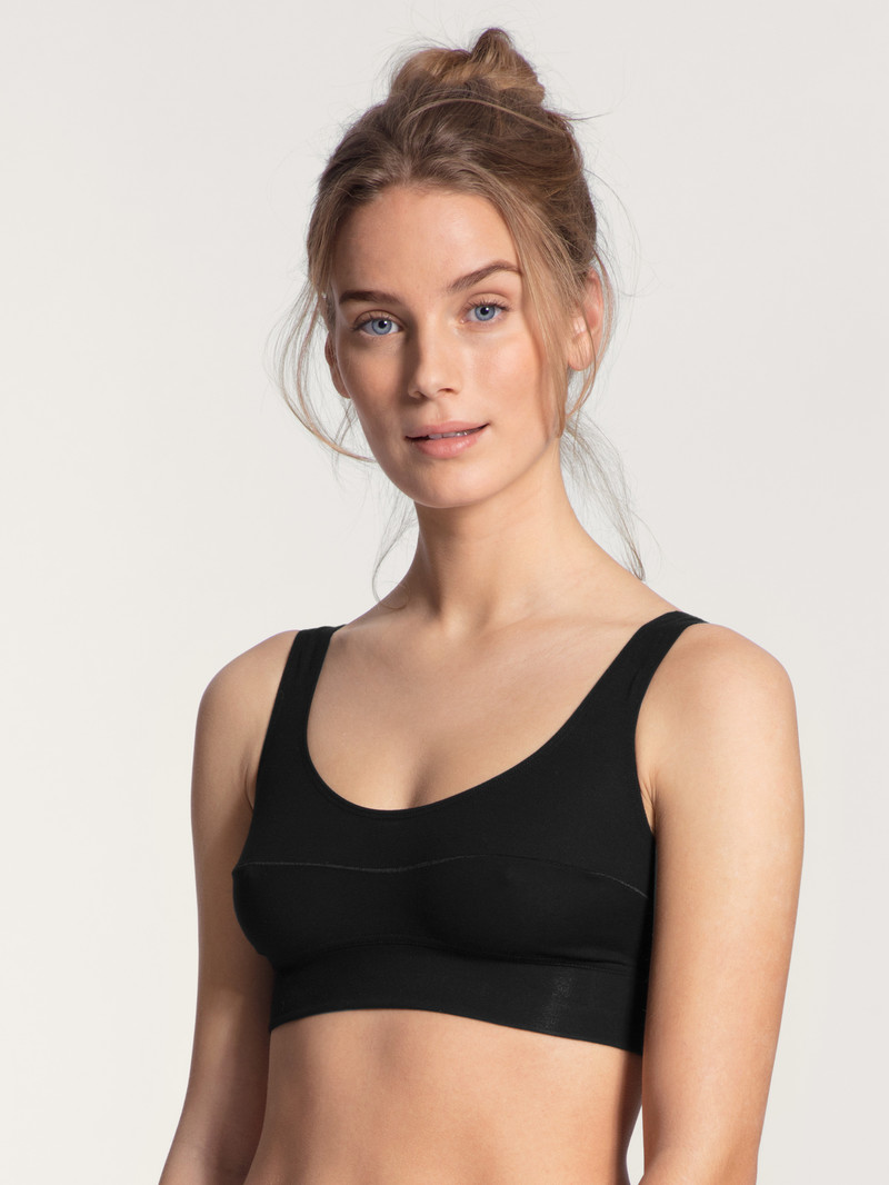 Schwarz Calida Elastic Bustier Women Yoga | WUDBA-7621