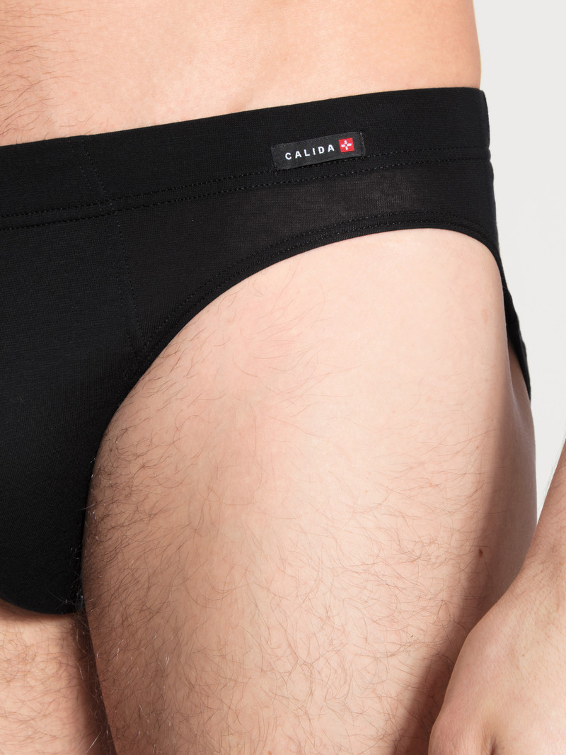 Schwarz Calida Evolution Mini Brief Men Underwear | CVYZG-8942