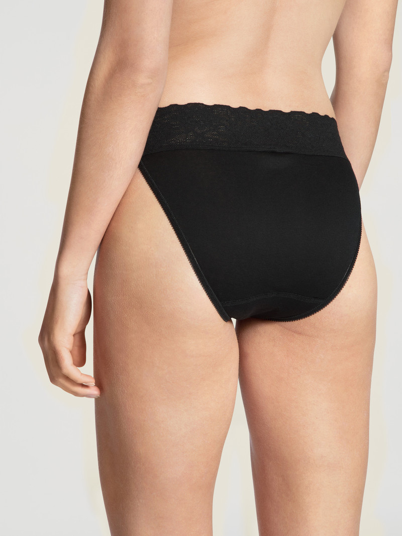 Schwarz Calida Iconics Tanga Women Underwear | UWHPE-8319