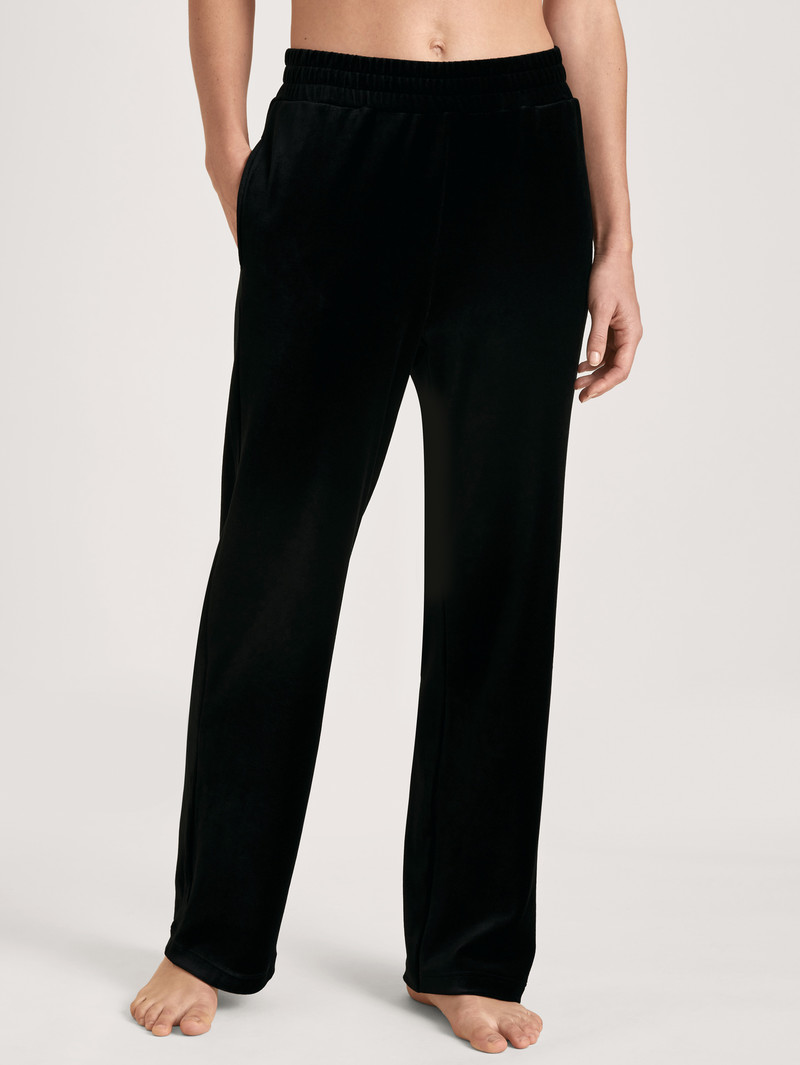 Schwarz Calida Lounge Seduction Pants Women Loungewear | EGADK-4587