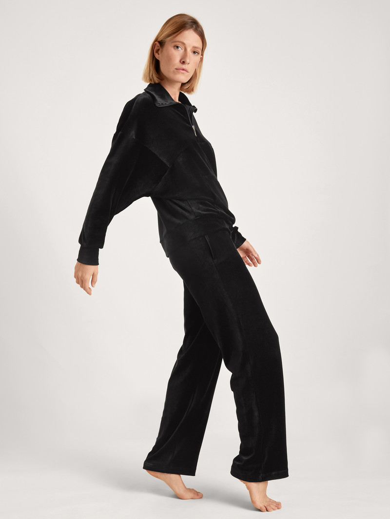 Schwarz Calida Lounge Seduction Pants Women Loungewear | EGADK-4587