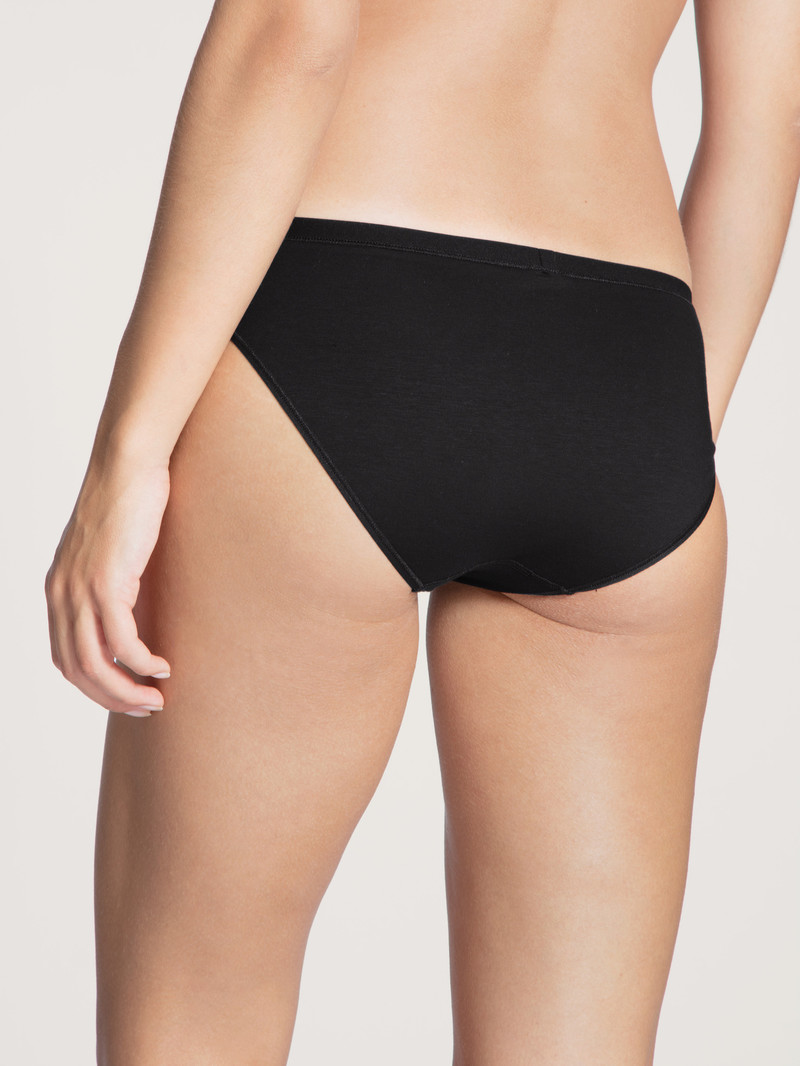 Schwarz Calida Natural Comfort Brief Women Underwear | YHPGR-0943