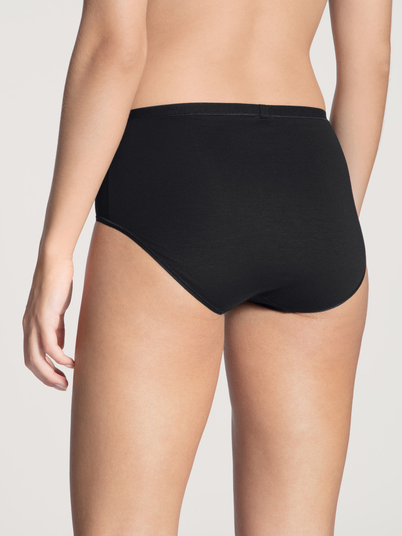 Schwarz Calida Natural Comfort Brief Women Underwear | FVRJN-0432