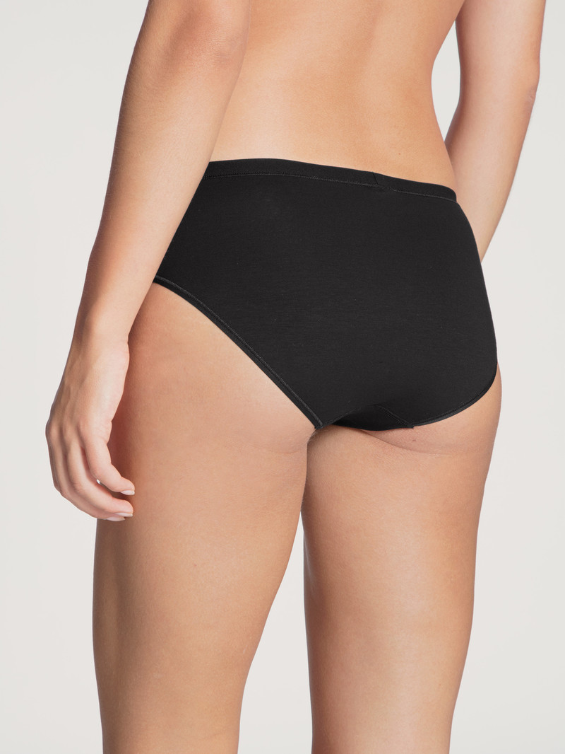 Schwarz Calida Natural Comfort Brief Women Underwear | CFIYA-9326