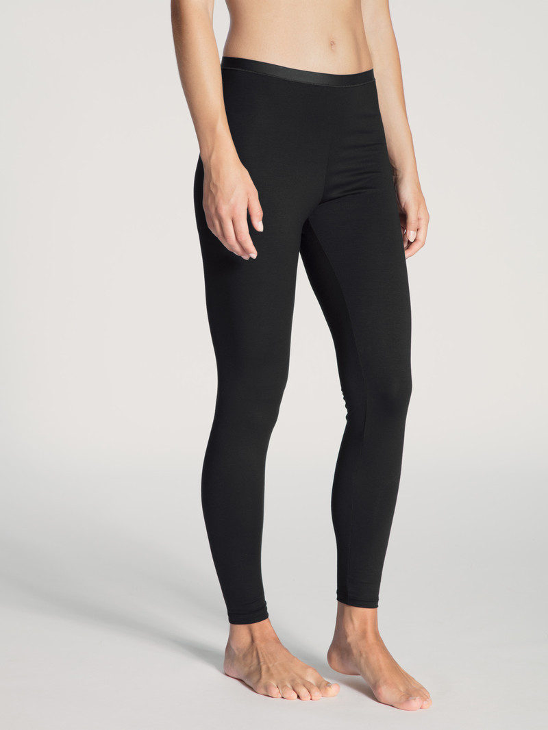 Schwarz Calida Natural Comfort Leggings Women Loungewear | VDFRB-2635