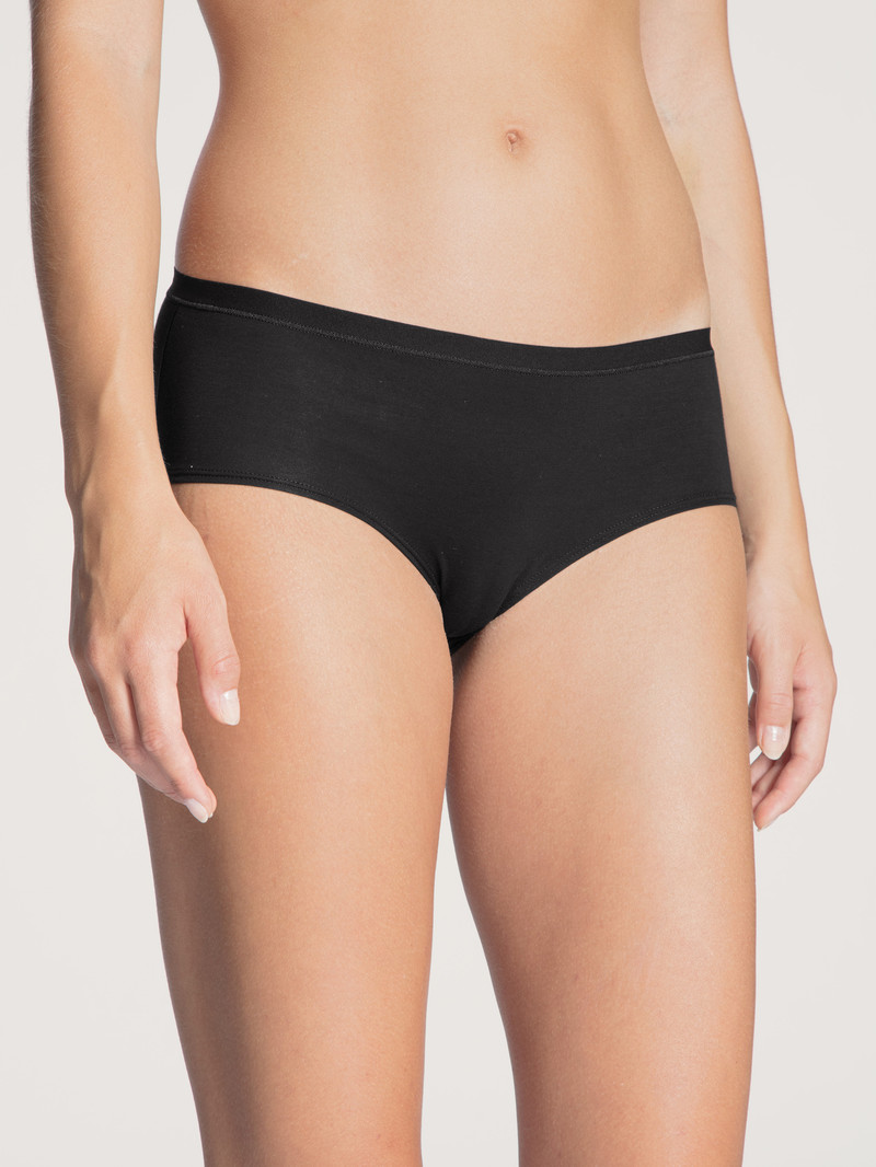 Schwarz Calida Natural Comfort Panty Women Underwear | JXVWF-1672