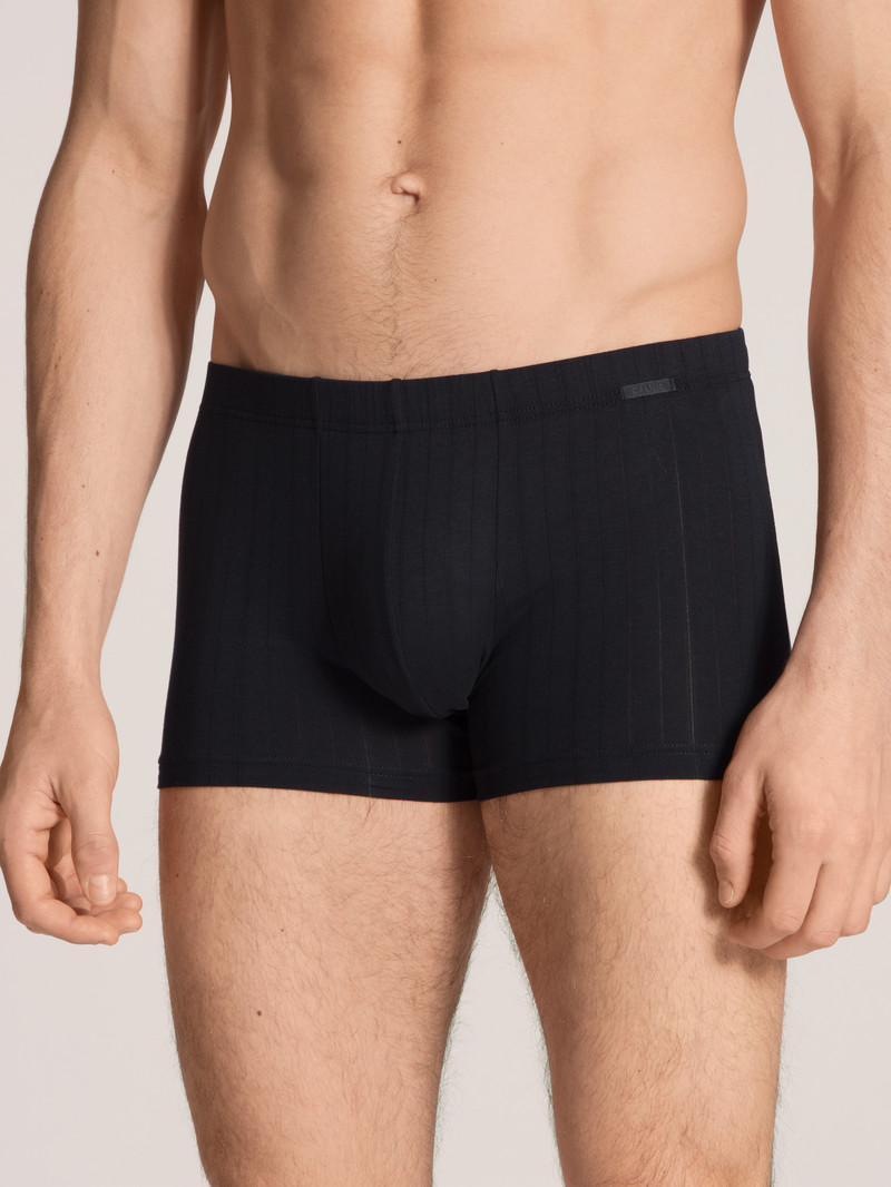 Schwarz Calida Pure & Style Boxer Brief, Covered Waistband Men Underwear | SGPLB-1685