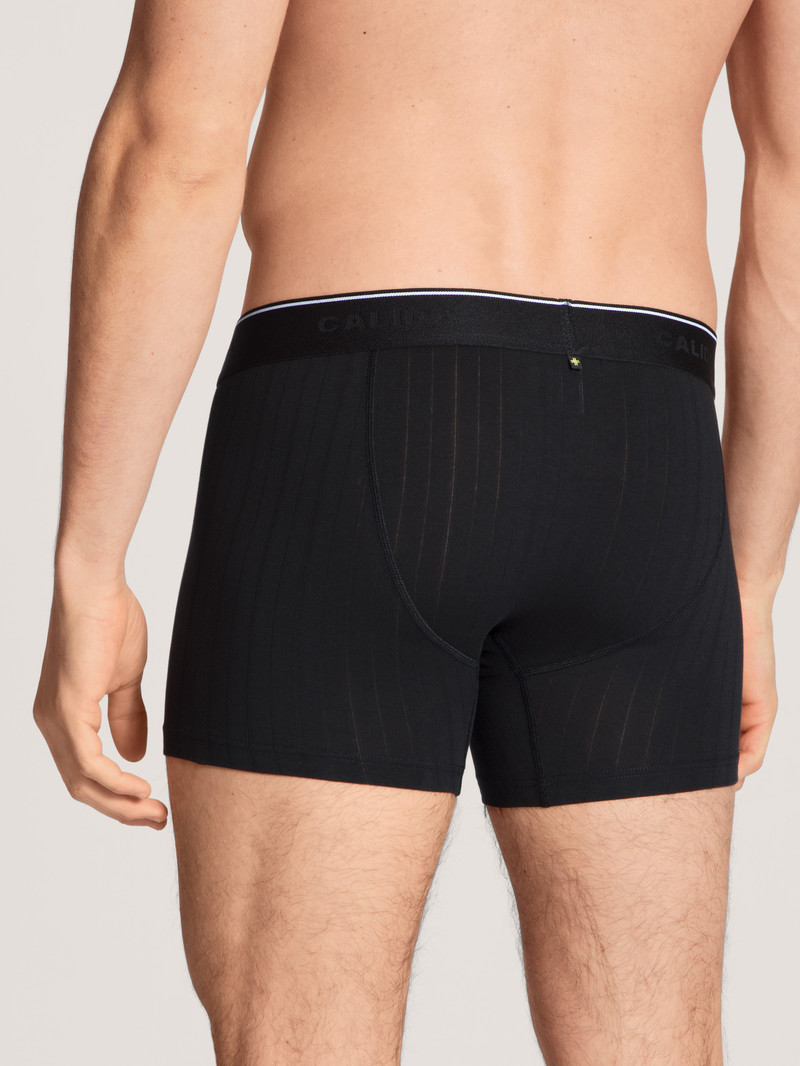 Schwarz Calida Pure & Style Boxer Brief Men Underwear | OLVEC-4163