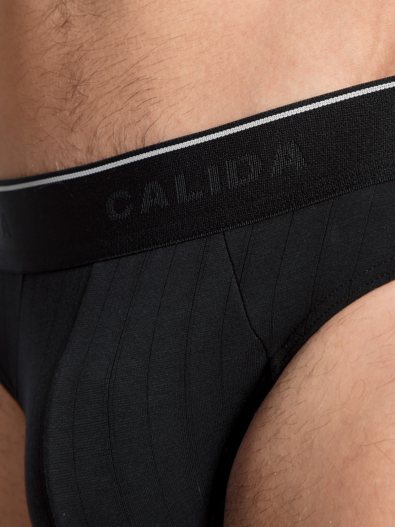 Schwarz Calida Pure & Style Mini Brief Men Underwear | PALUT-4153