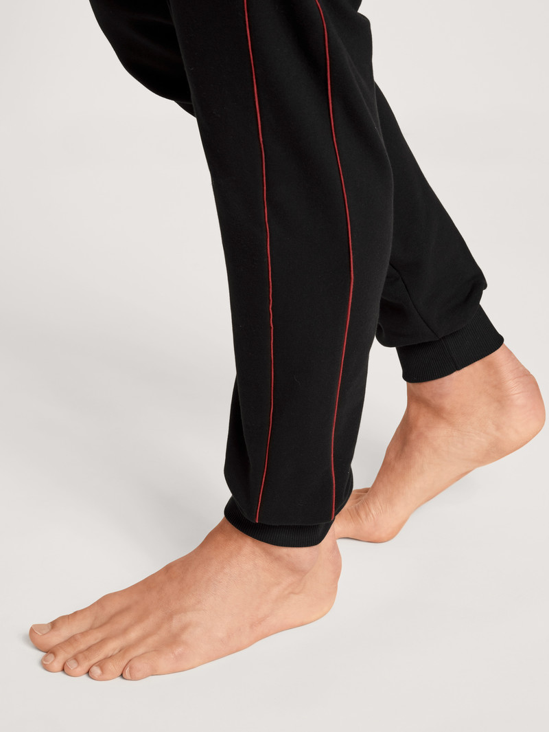 Schwarz Calida Remix Basic Lounge Sweatpants Men Loungewear | UOFLZ-9317