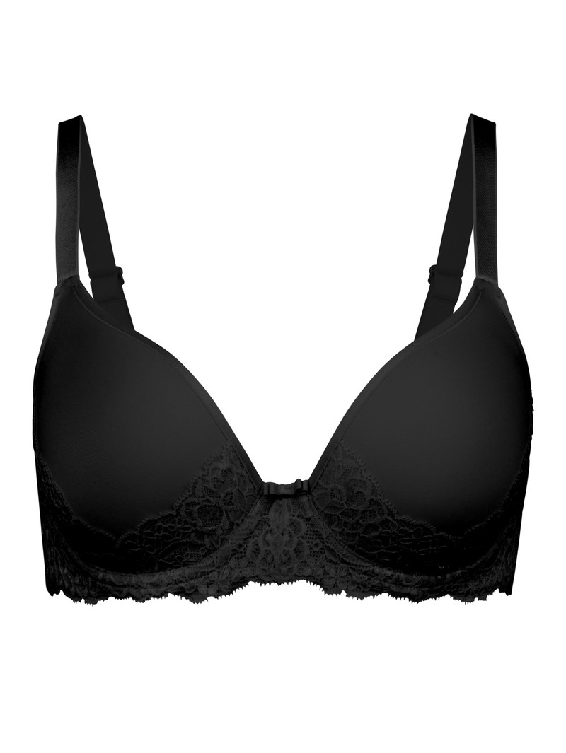 Schwarz Calida Sensual Secrets Spacer Bra Women Underwear | ZRHIL-7803