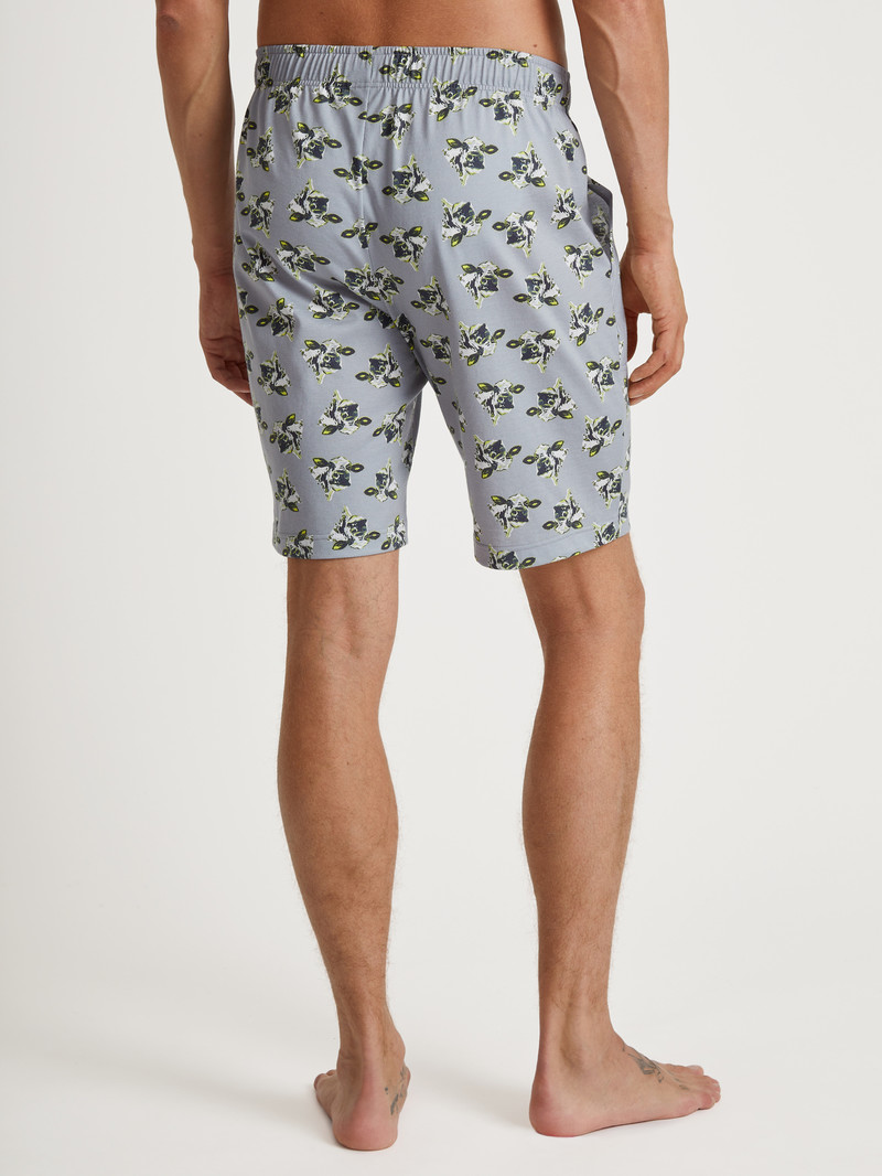 Sleet Grey Calida Rmx Sleep Leisure Bermudas Men Sleepwear | UAWGK-6407