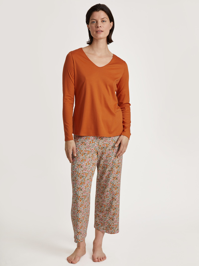 Smoked Paprika Calida Special 7/8 Pants Women Sleepwear | QKTSB-3268