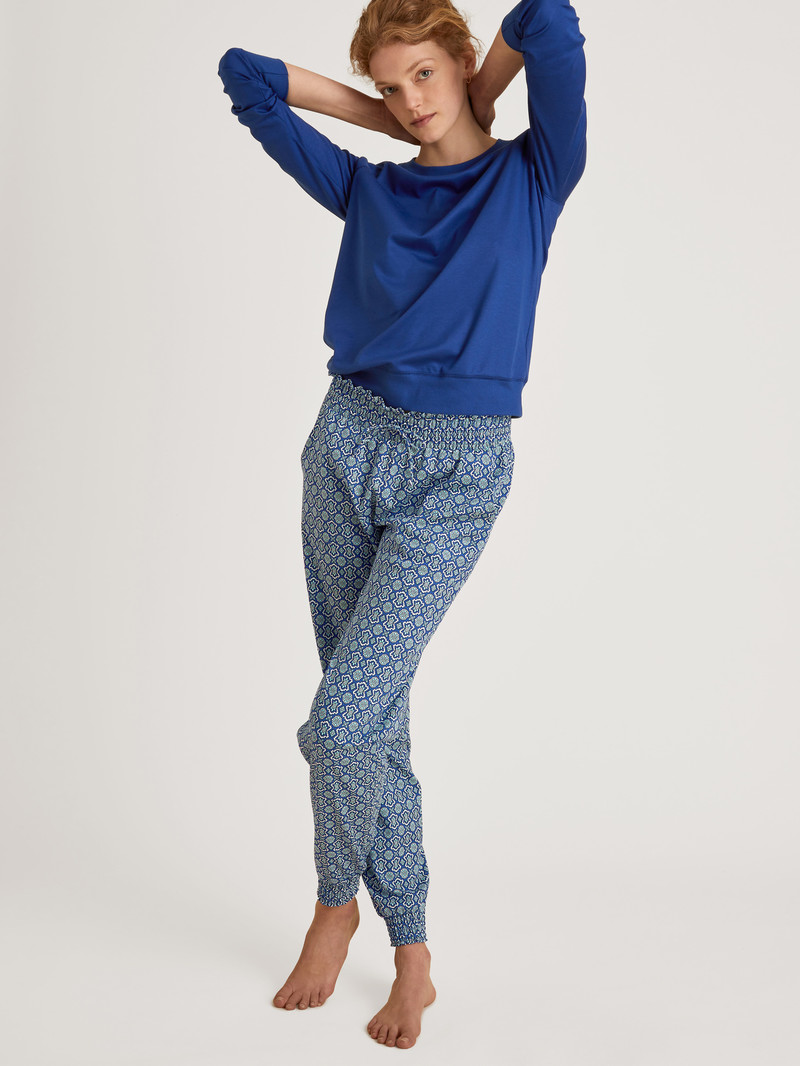 Sodalite Blue Calida Favourites Energy Pants Women Sleepwear | MSJCN-8047