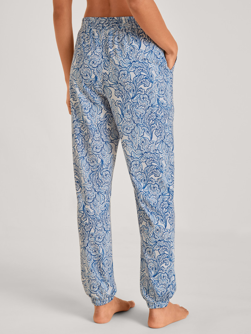 Sodalite Blue Calida Favourites Paisley Pants Women Sleepwear | DVJQG-9340