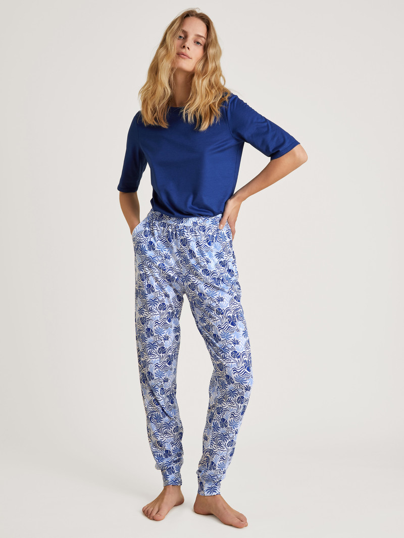 Sodalite Blue Calida Favourites Serenity Pants Women Sleepwear | DZXGK-7493