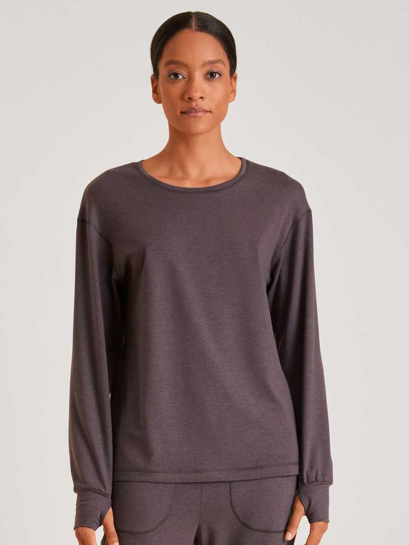 Soft Taupe Calida Dsw Warming Shirt Long-sleeve Women Deepsleepwear | IUYNK-5186