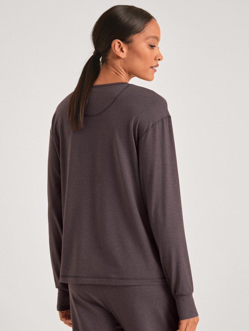 Soft Taupe Calida Dsw Warming Shirt Long-sleeve Women Sleepwear | FGMWT-3840