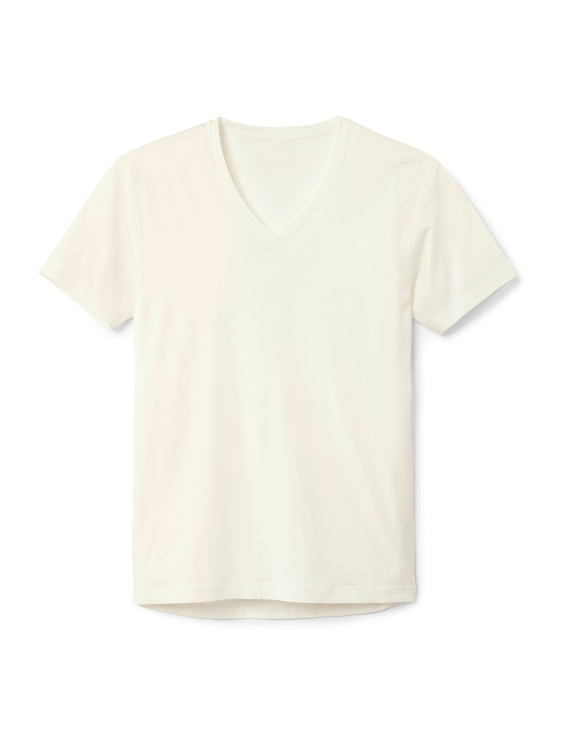 Star White Calida Circular Day T-shirt, Cradle To Cradle Certified® Men Sleepwear | QHGVB-8521