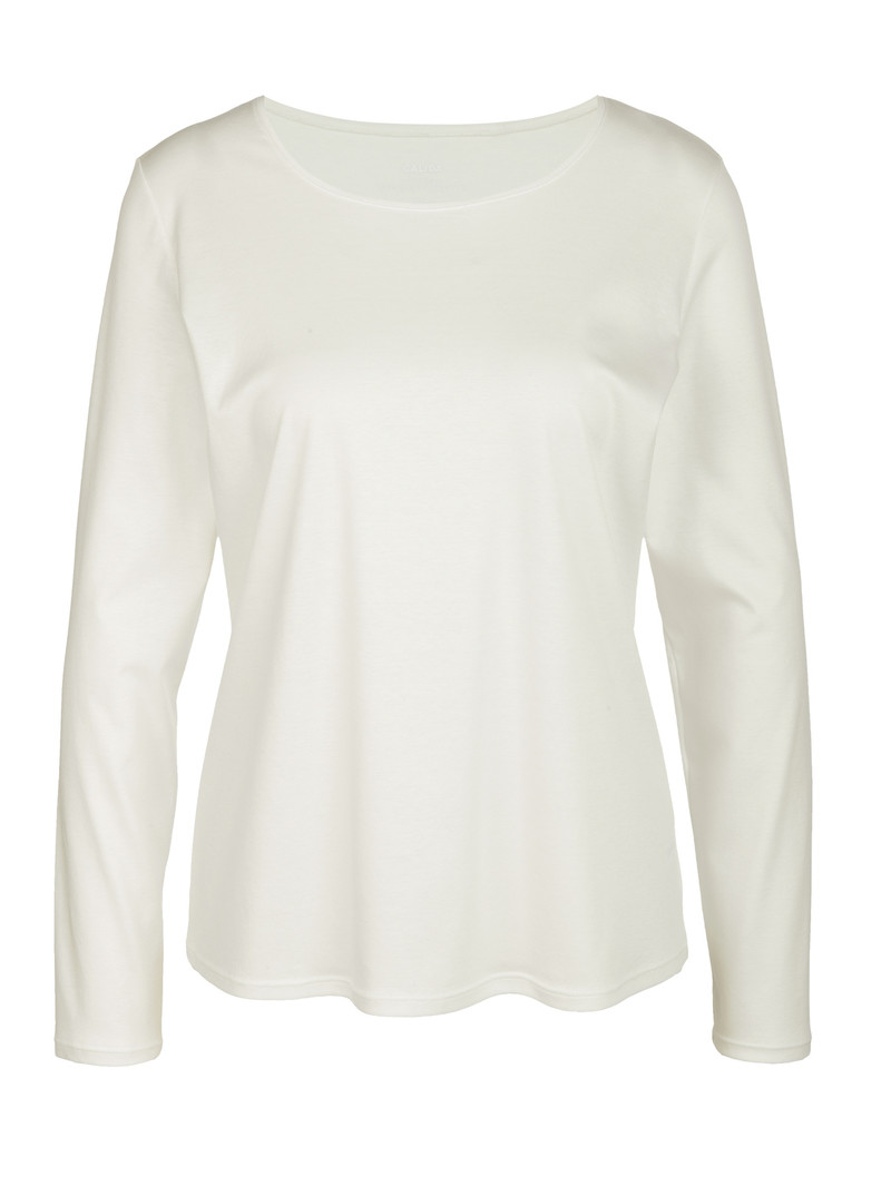 Star White Calida Favourites Dreams Shirt Long Sleeve Women Loungewear | TEIHG-7302